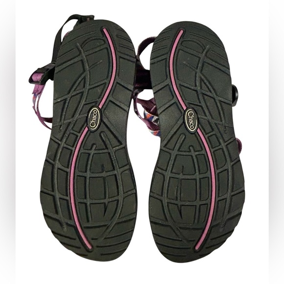 Chaco Women's Z/Cloud X2 Remix Poplin Berry Sport Outdoor Sandals Size 10 Purple - Picture 8 of 11